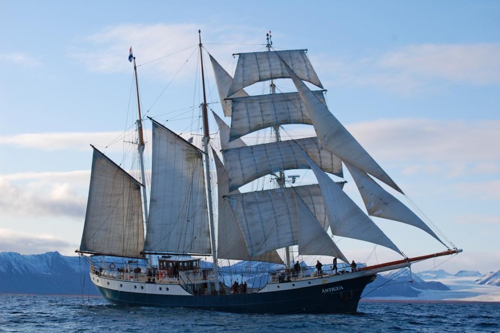 Spitzbergen - Antigua unter Segeln